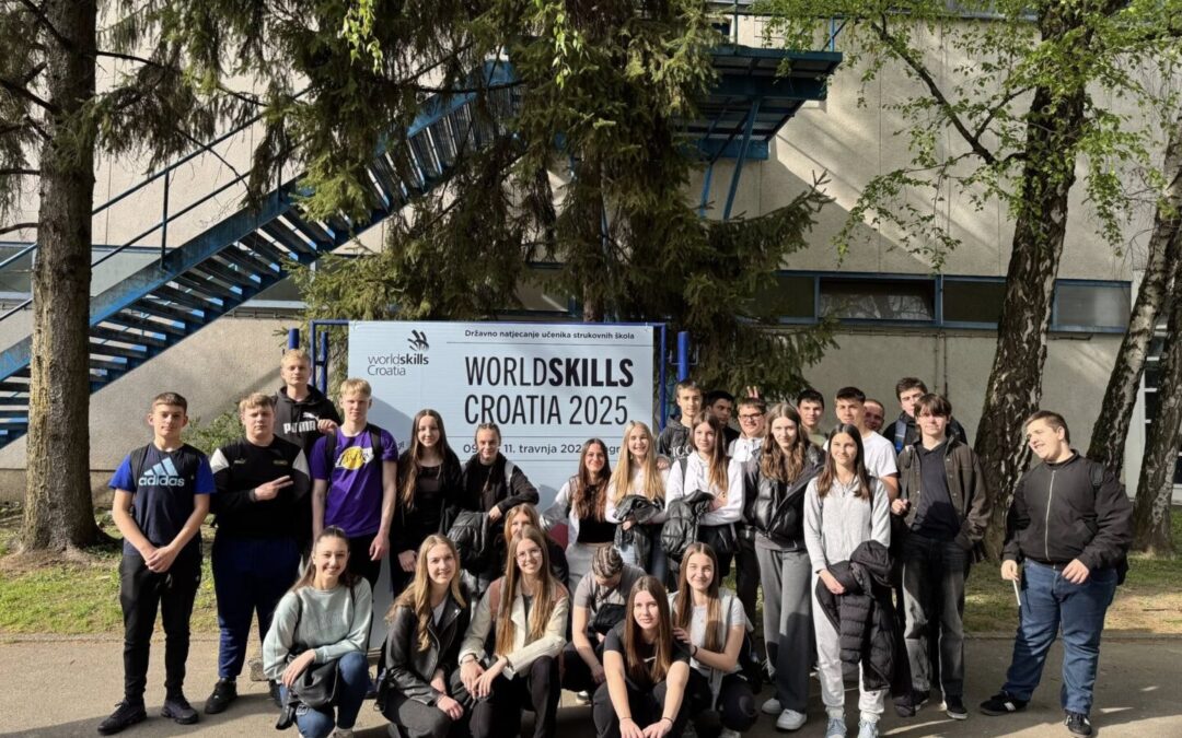 Posjet učenika osmih razreda natjecanju WorldSkills Croatia 2025.